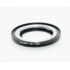 K&F Olympus OM- Canon Compatible EOS EF Mount Adapter with Lens Cloth om-ef (KFEF)