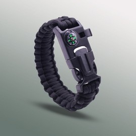 Multifunctional Camping Flint Survival Survival bracelet 4ea