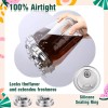 Baderke 4 Pcs Stainless Steel Mason Jar Pour Spout Lid