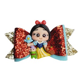 Snow White #3 Medium Hair-Bow