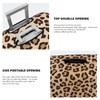 Lukbfall Leopard Print Luggage Suitcase Covers Elastic Washable Luggage Protector