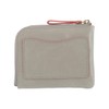 Kisora KIVP-058 ATHENS Women's Mini Wallet, L-Shaped Zipper, Genuine Leather,