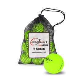 Bullet New 444 Distance Colored Golf Balls [12-Ball] Matte Green