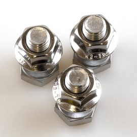 NAKA Hexagon Screw Set Including Nut M10 Photovoltaic Aluminium Profile A2-70, Stainless Steel Screw Mounting of Solar Panel Bracket, Construction Screw PV Module Bracket Mounting Rail, Construction