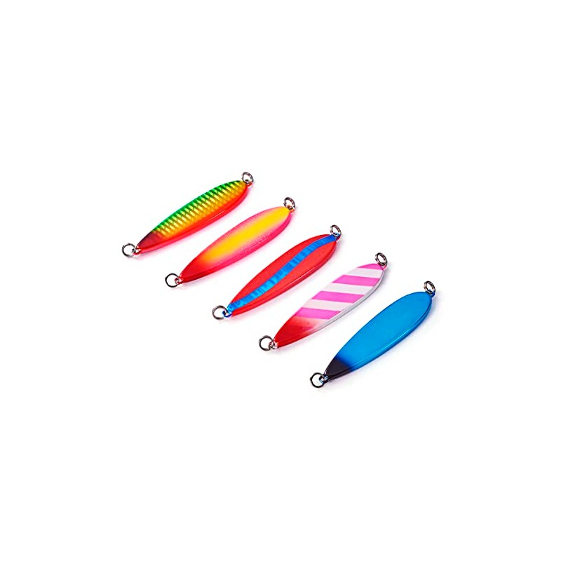 Jackson Salmon Baron Slim Spoon 77mm 45g Pink Glow PKG