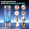 Hydrogen Water Bottles-420ml Hydrogen WaterBottle Generator with SPE PEM Technology,Rechargeable