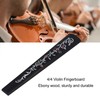 4/4 Violin Fingerboard Ebony Wood Fretboard Violin Finger Plate Replacement