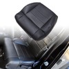 Priprilod Black Leather Driver Side Bottom Replacement Seat Cover Compatible