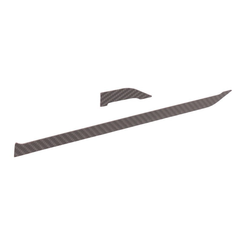 2PCS UTV Center Console Trim Carbon Fiber Smooth Surface Replacement