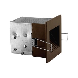NICOR Lighting LED Square Accent Pathway Steplight, Oil-Rubbed Bronze (STQ-10-120-OB)