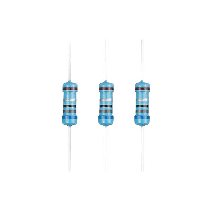 EDGELEC 100pcs 6.8 ohm Resistor 1/2w (0.5Watt) ±1% Tolerance Metal
