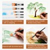 Professional 5-Piece Grainer Paint Brush Set for Acrylic, Oil &
