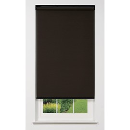 Linen Avenue Cordless 1% Solar Screen Standard Roller Shade, Shadow 21 W x 66 H (Arrives 1/4" Narrower)