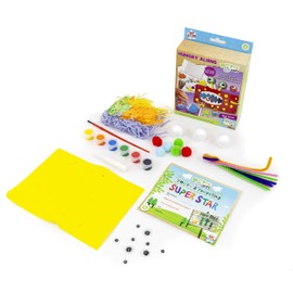 Kids Create - Recycled Box Aliens - Kids Craft Alien Painting Set - Arts and Crafts Set for Kids I Children's Craft and Design Kit