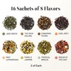 CHAYEAH, Premium Tea Collection (16 Pyramid Tea Sachets, 8 Assorted