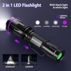 MOWETOO UV Flashlight, Portable Blacklight Flashlight, LED Torch with White