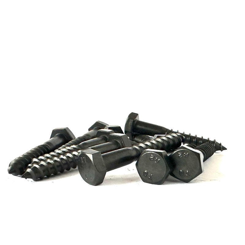 M6 x 60mm - Black Stainless Steel - Hex Head