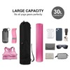 Yoga Mat Bag with Bottle Pocket and Bottom Wet Pocket