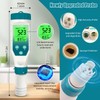 PH Meter for hydroponics & Spa Salt Tester – 5‑in‑1