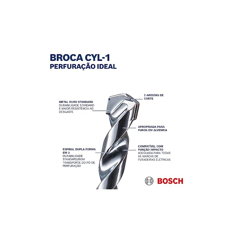 Bosch 2608590221 Brocas CYL-1
