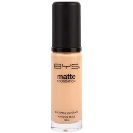 BYS Matte Liquid Foundation, Natural Beige, 30 ml