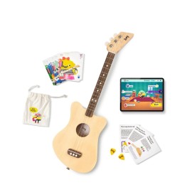 Loog N Loog Mini Acoustic kids Guitar for Beginners 3-strings Ages 3+ Learning app a