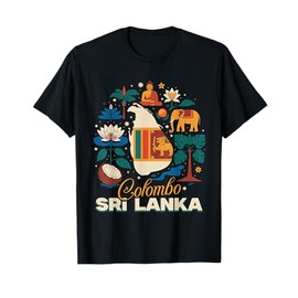 Colombo Sri Lanka Vacation Matching Family Group Travel T-Shirt