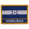 Honduras Flag 2.5-3.5" Embroidered Iron-On Patch