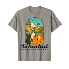 Istanbul, Turkey - Catstantinople City of Cats T-Shirt