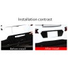 MXtech-23 Aluminum Black Alloy Rear License Plate Frame Trim Fit