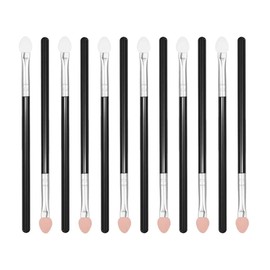 Dtoterul Eyeshadow Applicator Long 12 Pieces Applicator Brush Eyeshadow Brush Set Eyeshadow Brush Dual Colour Eyeshadow Sponge Applicators Set