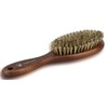 Hair brush with soft real hair, natural bristles for silky