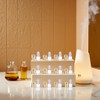 12 Pcs 1ml Gold Mini Glass Roll on Bottles Roller