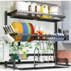 ADBIU Over The Sink Dish Drying Rack (Expandable Height and