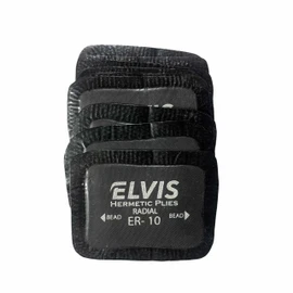 ELVIS | Parche Para Llanta O Cámara Radial Con Cuerda Convencional Número 10 | Bolsa Con 5pzs | Vulcanizado O Aplicación En Frío | 55 X 75mm | Hecho En México