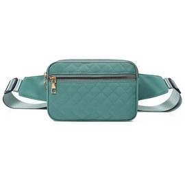 XSDSLS Bum Bag Women's Belt Bag Fashion Waist Bags Neck Bag Shoulder Bag Crossbody Bag Lightweight Waist Pack Bag with Adjustable Strap for Running Hiking Training Travel, light green, Fashion