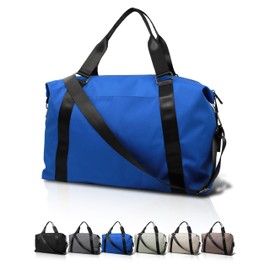 hichago Boston Bag, 3-Way Travel Bag, Men's, Women's, Large Capacity, 8.9 gal (35 L), School Trips, Lightweight, Travel, Shoulder Strap, Carry-on Sports, Carry-on Bag, Unisex, blue