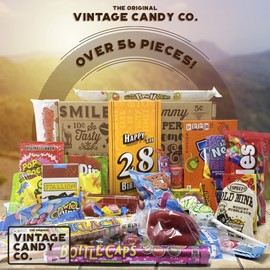 VINTAGE CANDY CO. 28th BIRTHDAY RETRO CANDY GIFT BOX - 1996 Decade Childhood Nostalgia Candies - Fun Unique Bday Care Package Gift Basket – Twenty Eight Birthday - PERFECT For Women and Men Turning 28 Years Old