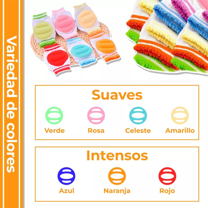 Hola Bebé Casco Antigolpes Para Bebé Y Par De Rodilleras
