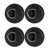 4 Pieces Surf D Rings Patches, D-Ring Patch Heavy Duty