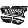 ECOTRIC Front Grille & Air Side Vent Compatible with 2010-2013