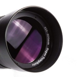 Hersmay 420-800mm F/8.3-16 High Definition Telephoto Lens Zoom Lens Compatible with Sony NEX E-Mount A9 A7III A7 NEX-7 a7 a7S a7R a7II a7SII a7RII A7III A7RIII A7SIII A6500