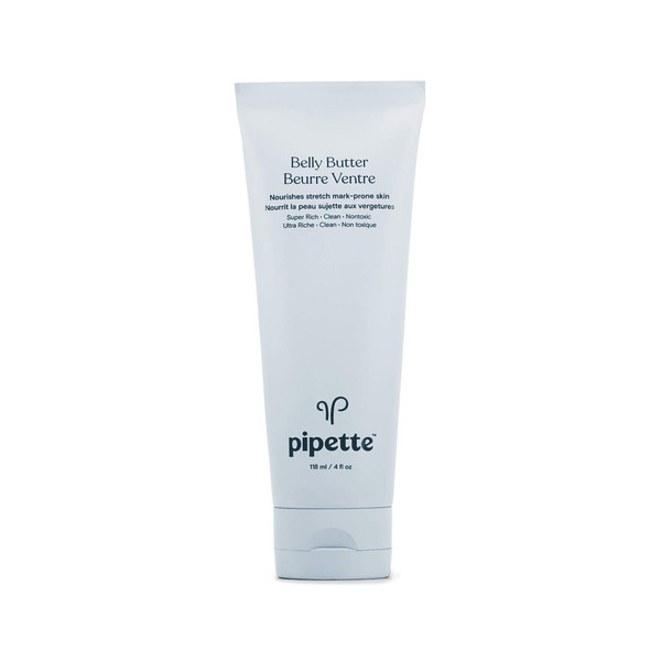 Pipette Belly Butter with Renewable Plant-Derived Squalane (3.8-Fluid-Ounce)