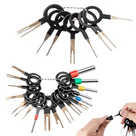 Pin Tool Car Set, 26 Car Release Tool, Car Cable Plug Removal Tool, Release Tool Car Plug, Plug Removal Tool, Terminal Removal Tool Kit for Flat Round Plug Contacts