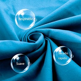 DQST Toalla Microfibra Secado Rpido 2 Pack, Toalla de Viaje Ligera y Portatil, Toalla Deportiva para Playa, Natacin, Yoga, Gimnasio, Camping,...      