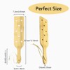 Aohcae Bamboo Wood Paddle Lightweight Wooden Paddle with Airflow Holes,