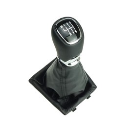 Newtown2700-parts Leather Gear Stick Knob Gear Stick Gaiter Compatible with Skoda Octavia 3 III 5E 2012-2021 6 Gears