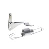Speedway Motors Carburetor Bracket with Dual Throttle Return Springs, Polished