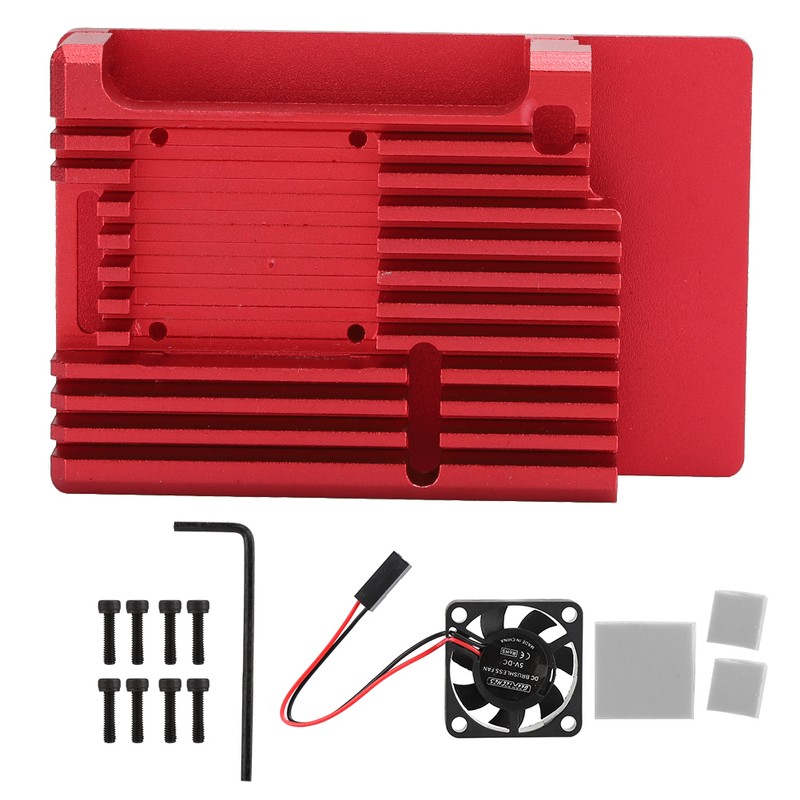 Case for Raspberry Pi 4 Aluminum Alloy Protective Enclosure with
