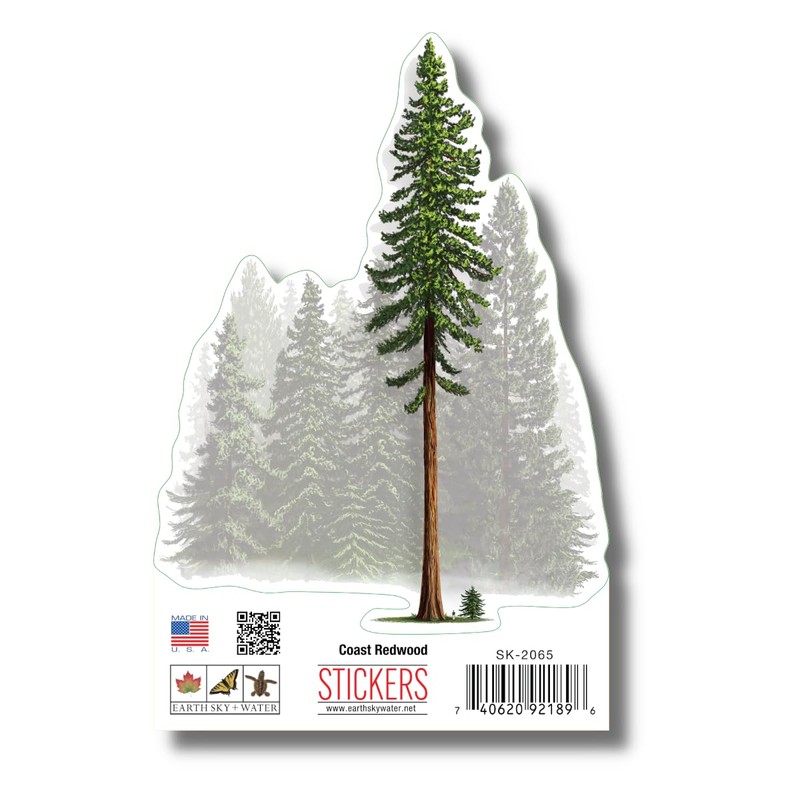 Earth Sky + Water - Coastal Redwood - 3.5_ Sticker